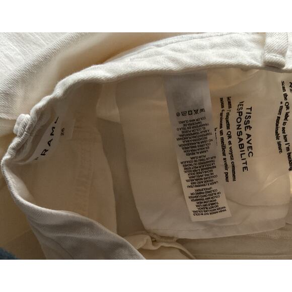 Frame Denim Le Super High Crop Mini Boot Au Natural Destruct Sz 26 Jeans Pants - Picture 9 of 10